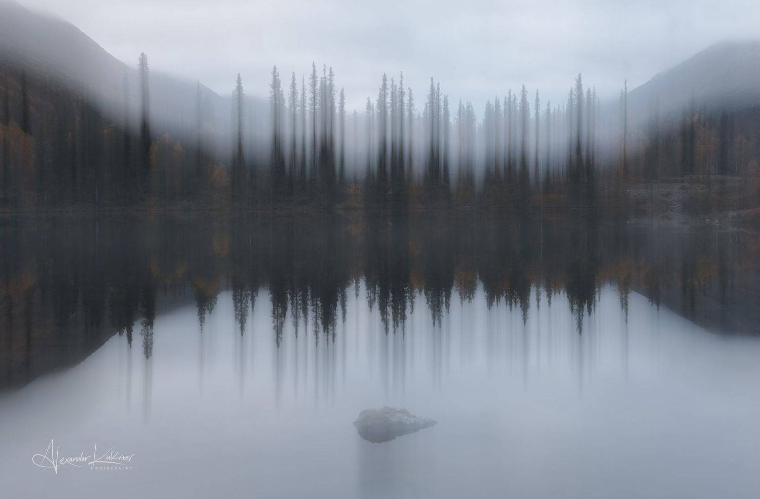 пейзаж, осень, хибины, озеро, Александр Кукринов