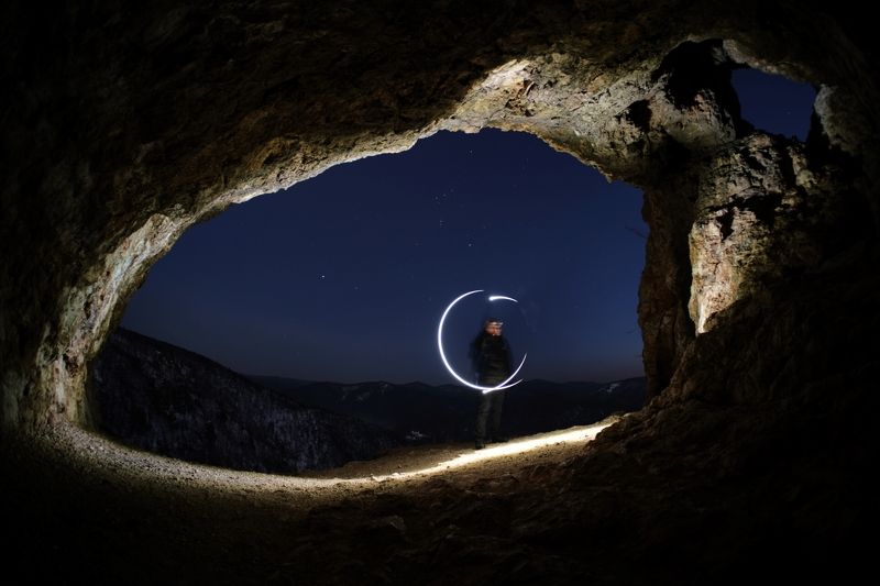 торгашинский хребет, красноярск, арка, скала арка Глаз дракона фото превью