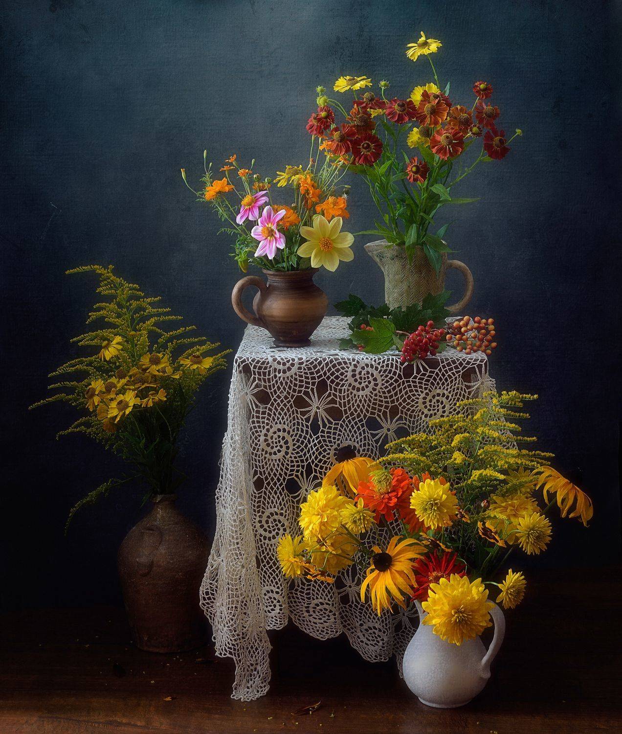 натюрморт,цветы,букет,лето,август, Наталия К