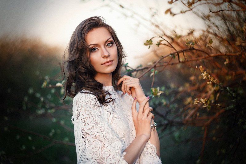 Весна, Портрет девушки Катя фото превью