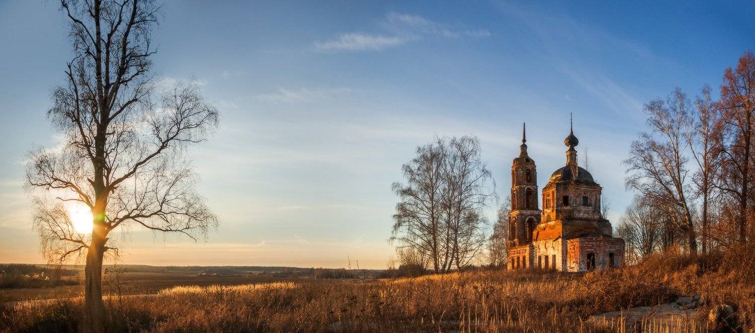 Осень, Церковь, Алексей Чистяков