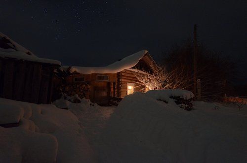 Вечером в деревне №1