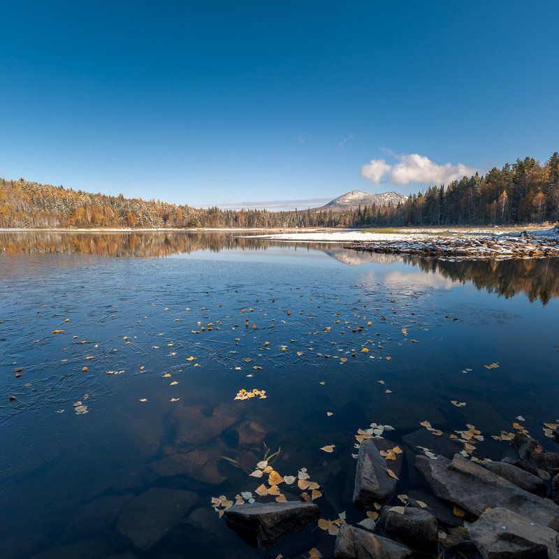 Осень, Таганай Тесьминское водохранилище фото превью