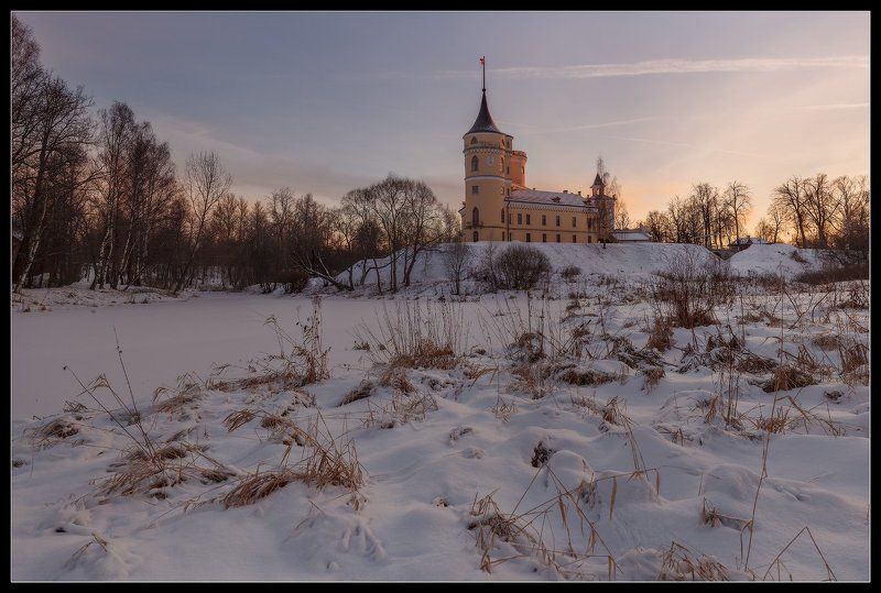 павловск, бип, россия, зима, закат,  про БИП и зимний вечер... фото превью
