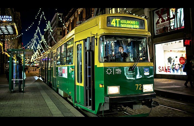 Город, Путешествия, Стрит, Трамвай Helsinki фото превью