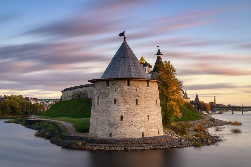 псков, пейзаж, Вечер понедельника фото превью