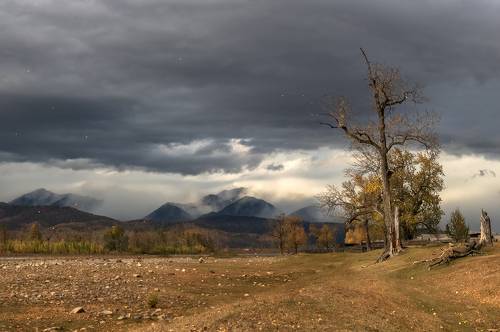В Саянах непогода
