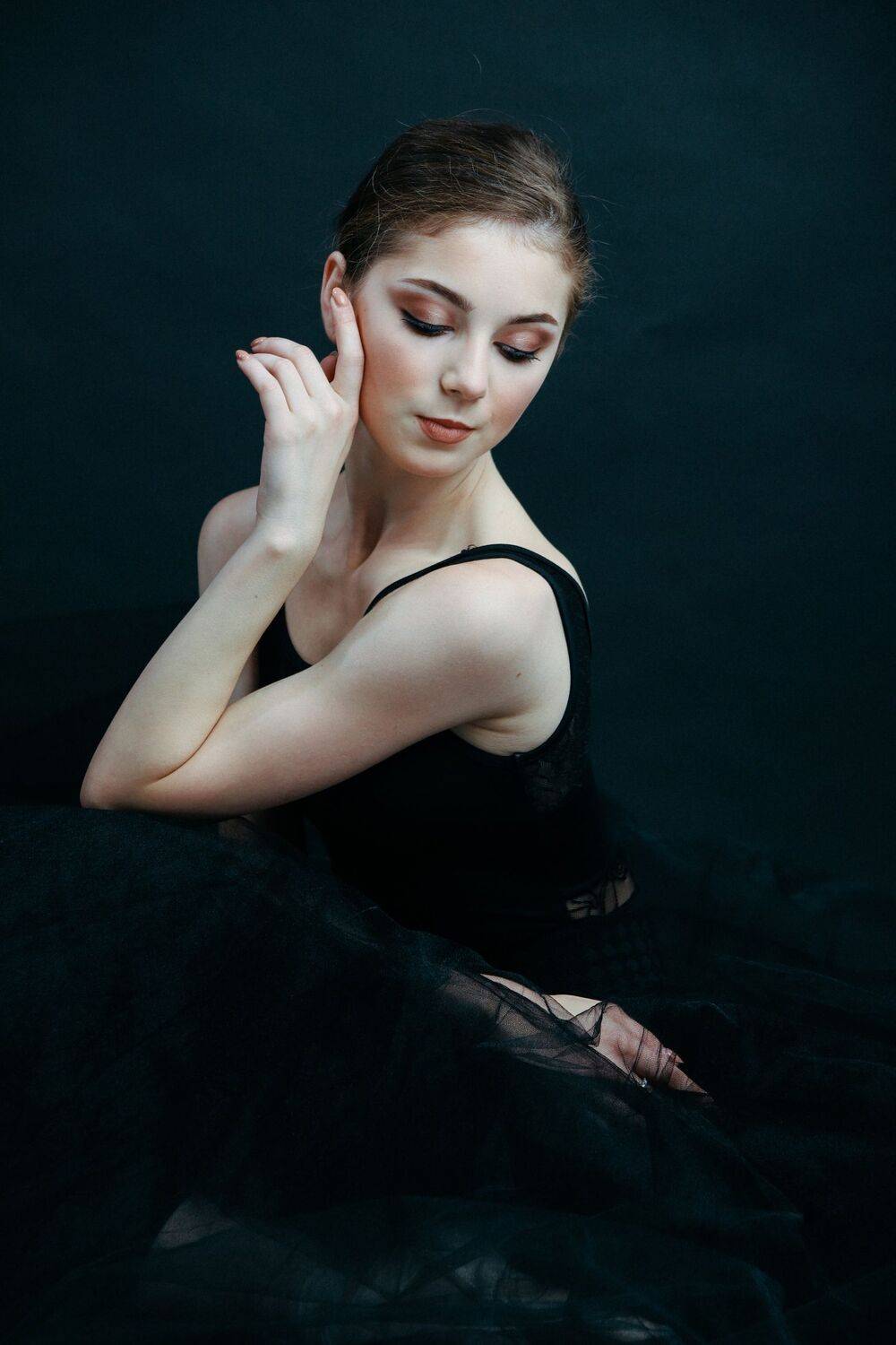 женский портрет, студийный портрет, Элина Ларченкова