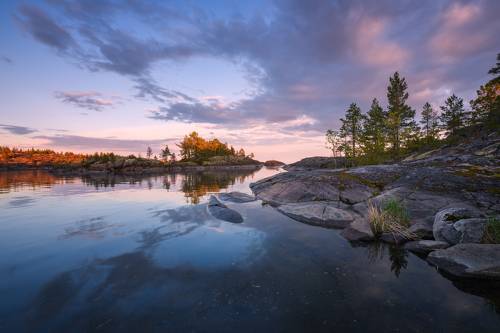 Синий пейзаж... III