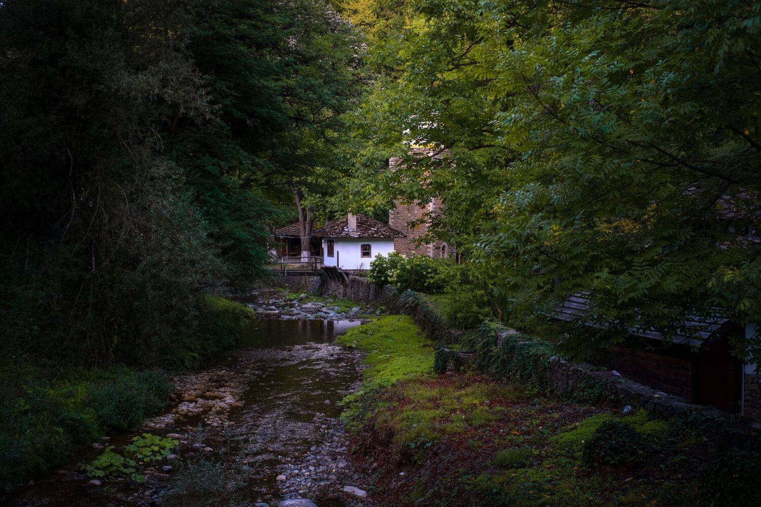 bulgaria,етър ,габрово,etara,gabrovo,travel,green,white,flowers,summer,exterior,building,house, Борислав Алексиев