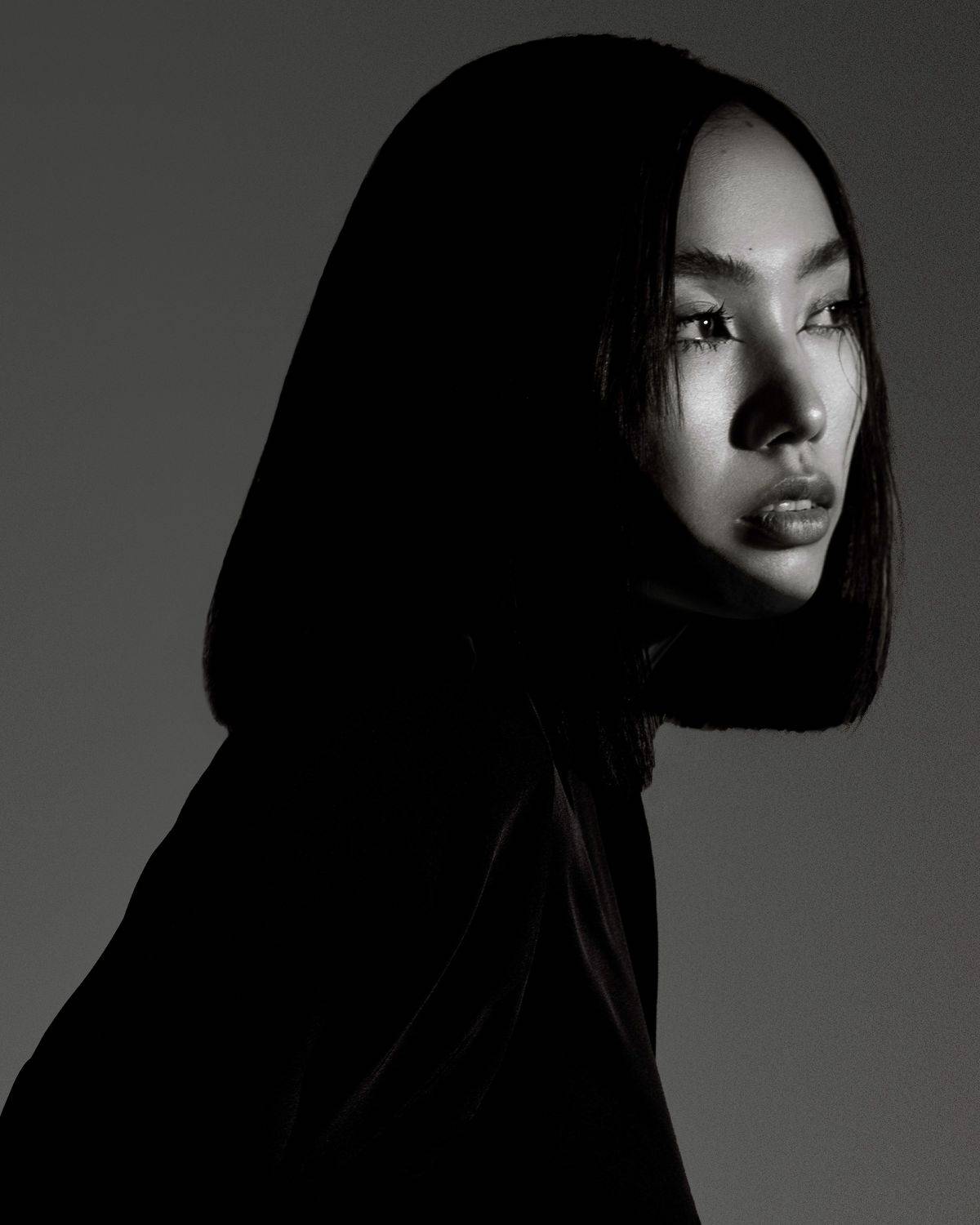 portrait, black and white, портрет, Брыль Дарья