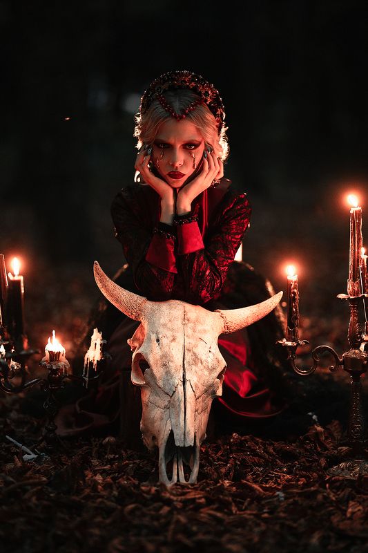 witch,night,candle, Witch фото превью
