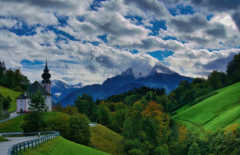 Баварский пейзаж фото превью