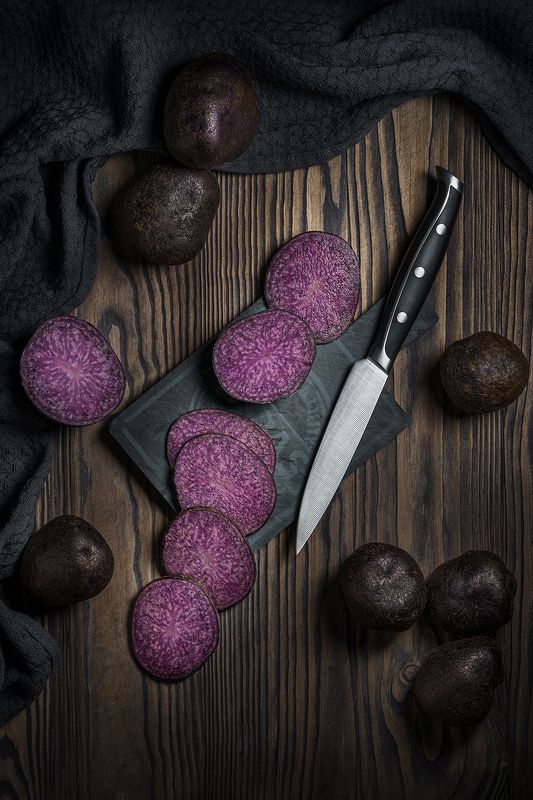 картофель, картошка, фудфото, флэтлей, food, foodphoto, flatlay Картошечка экзотическая фото превью