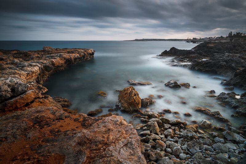 sunset, photo, seascape, landscape, 35awards, sicilia, longexposure Oltre la spiaggia фото превью