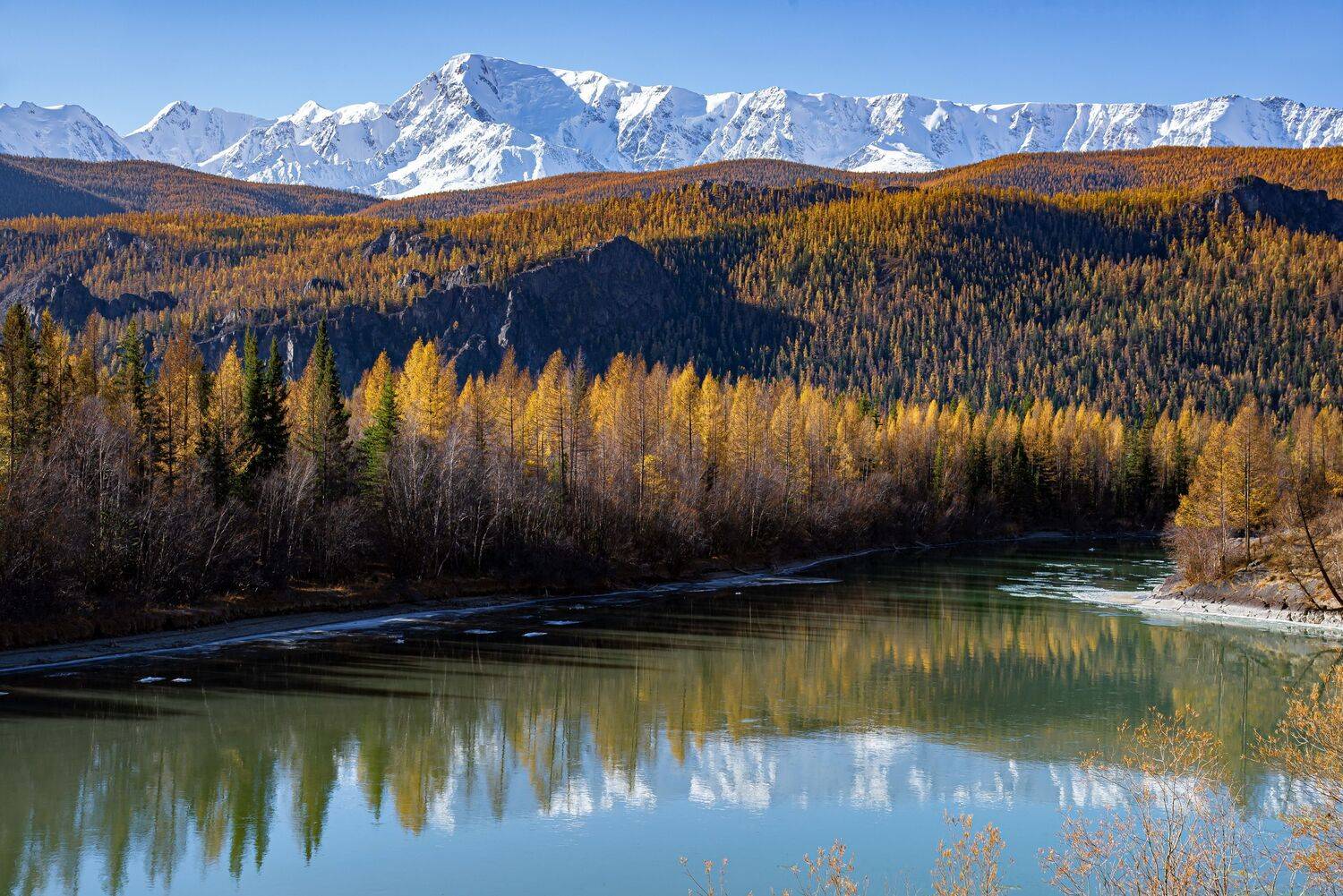 алтай. осень. горы., Евгений Дроботенко