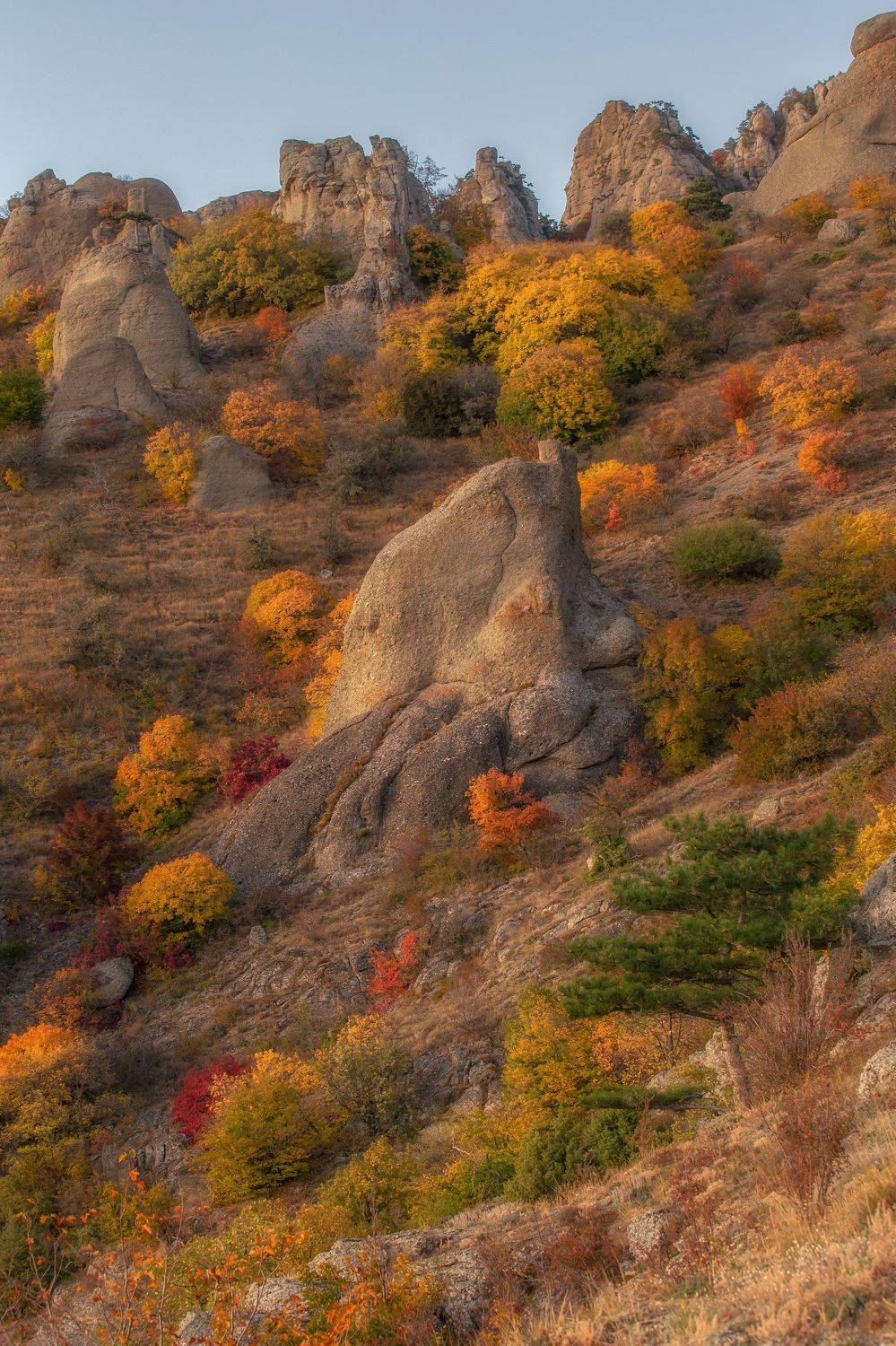 крым, пейзаж, осень, горы, лучистое, демерджи, landscape, crimea, долина привидений, Дмитренко Екатерина