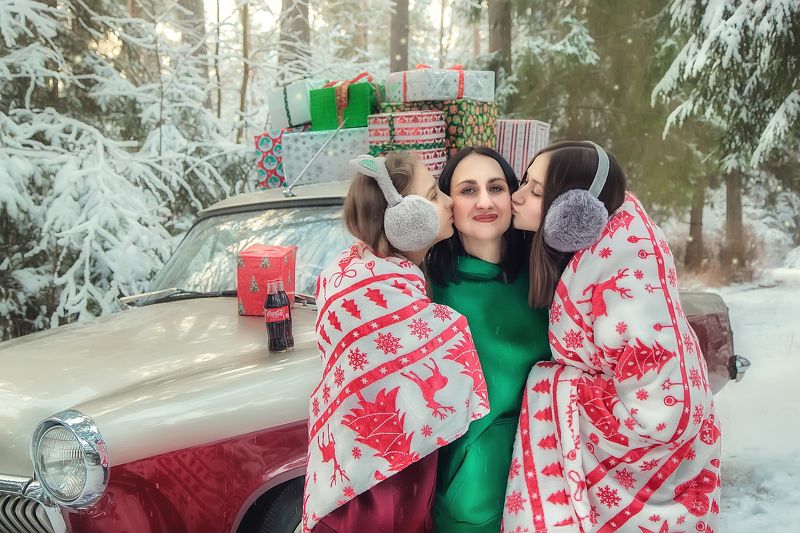 Семейный новый год фото превью