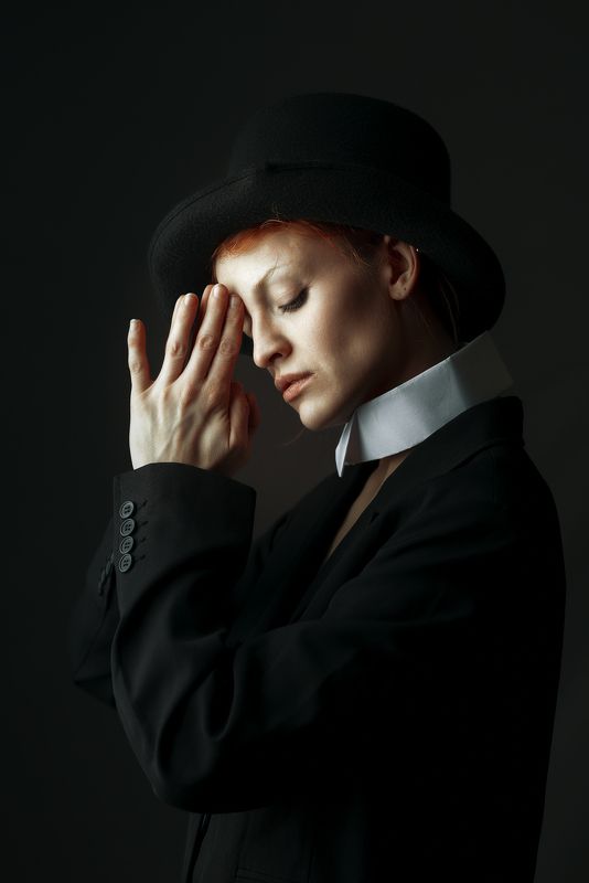 модель, девушка, girl, female, woman, portrait, портрет Lady gentleman фото превью