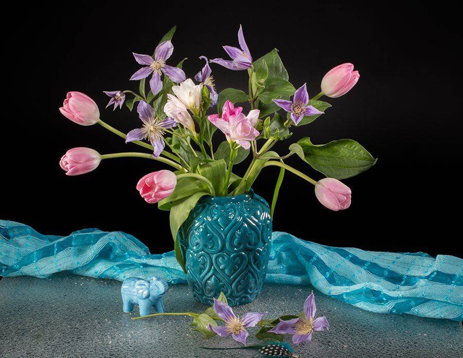 натюрморт, цветы, композиция, свет, фон, постановка, фото, Бекетова Ольга