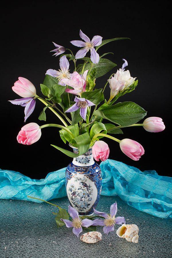 тюльпаны, фрезии, натюрморт, композиция, весна, Бекетова Ольга