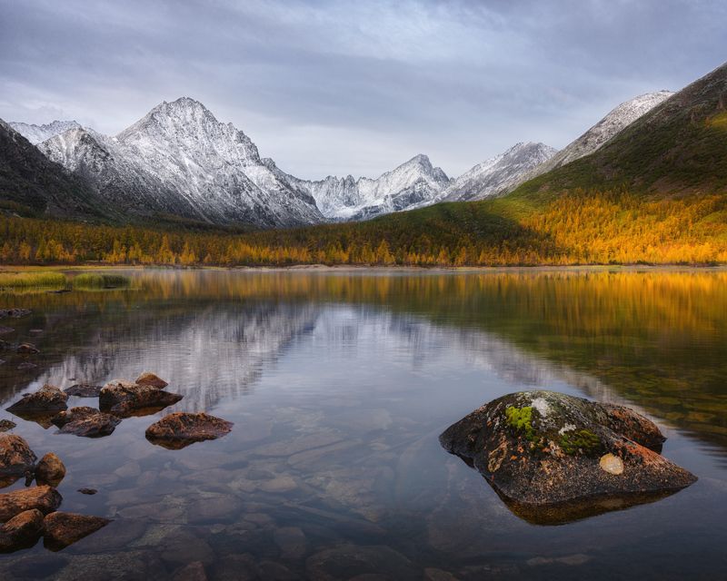осень, колыма, озеро джека лондона Пробуждение Невидимки фото превью