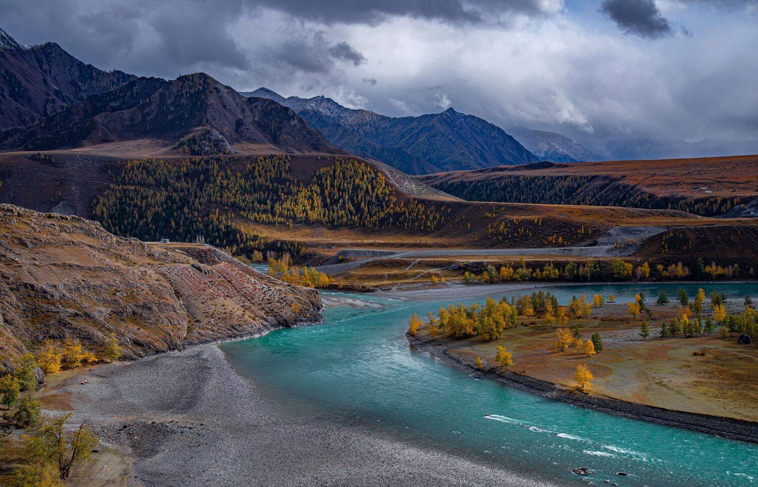 алтай. осень. горы., Евгений Дроботенко