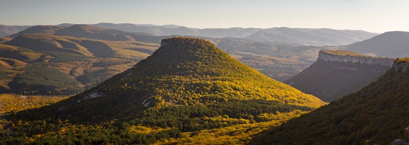 Панорама Качинской долины фото превью