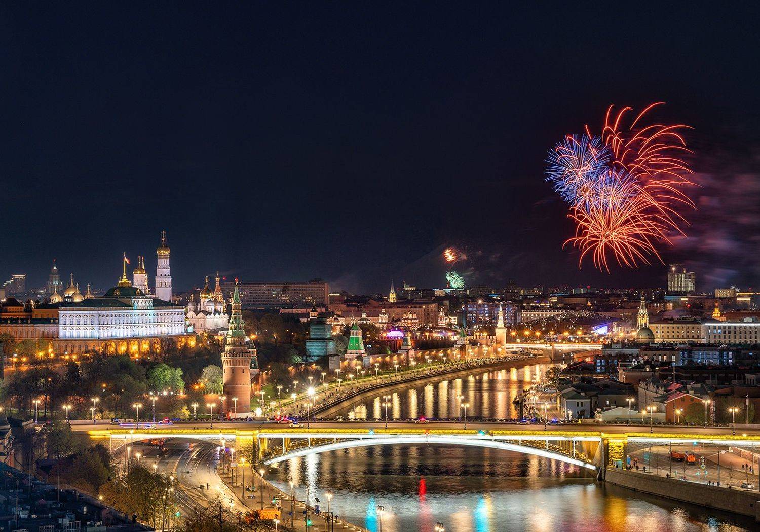 Россия, Москва,9 мая, салют, День Победы, Лариса Николаевна Дука