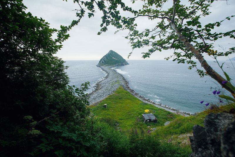 Охотское, Островной, Магадан, море, остров, мыс Мыс Островной фото превью