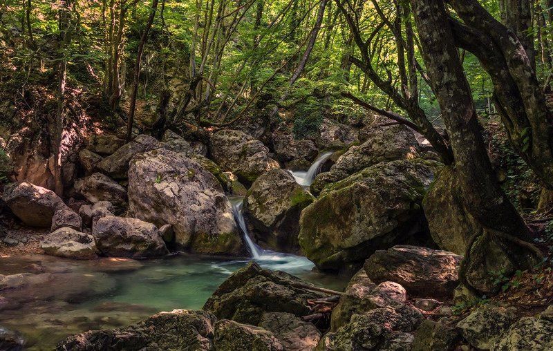 Горный ручеёк. фото превью