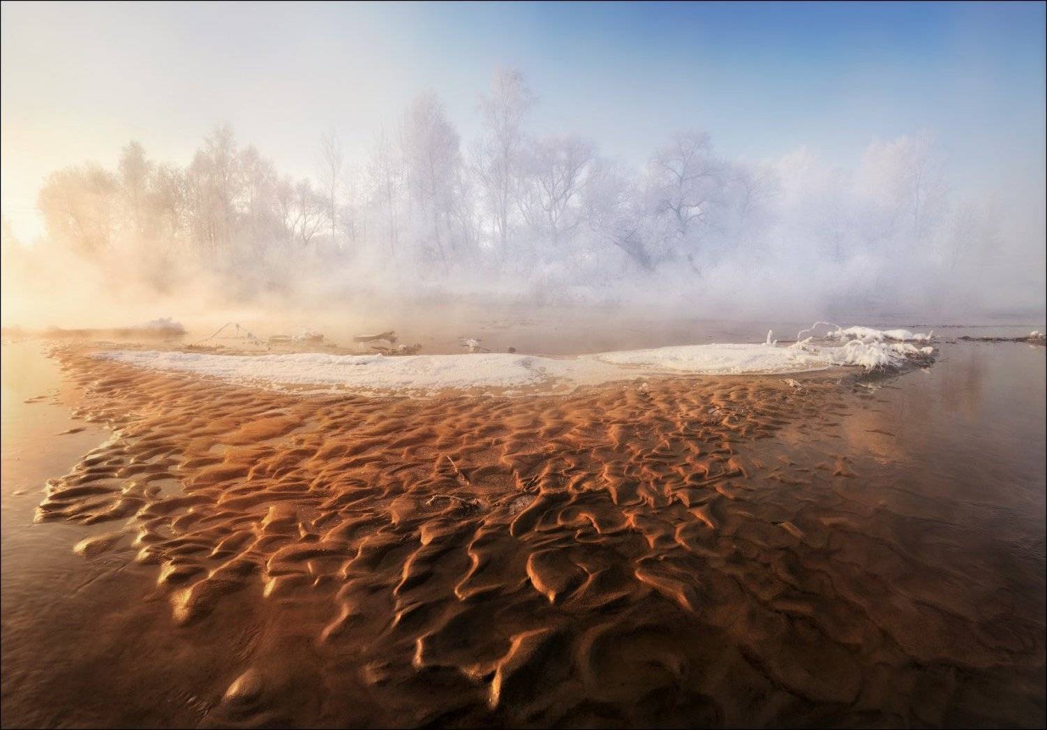 беларусь, Дюны, Зима, Остров, Свислочь, Влад Соколовский
