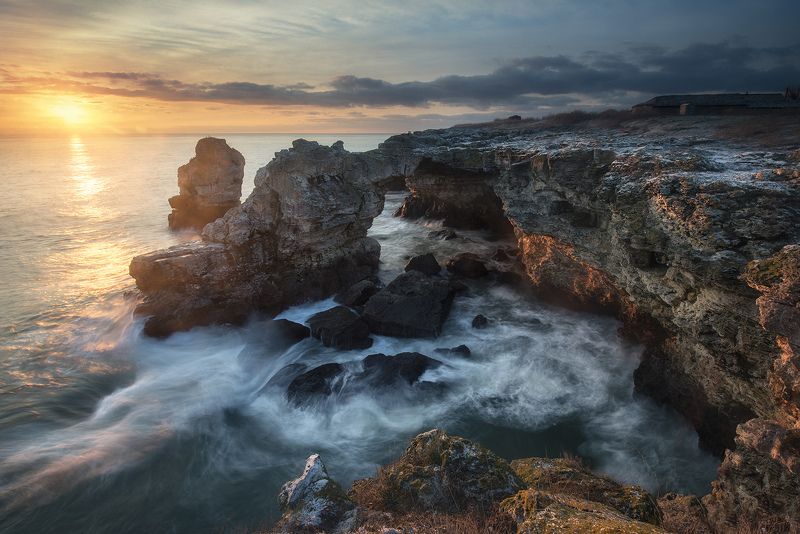 Болгария, Рассвет, Черное море Рассветы Черного моря фото превью