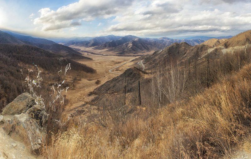 вид с перевала Чике Таман в разные стороны фото превью