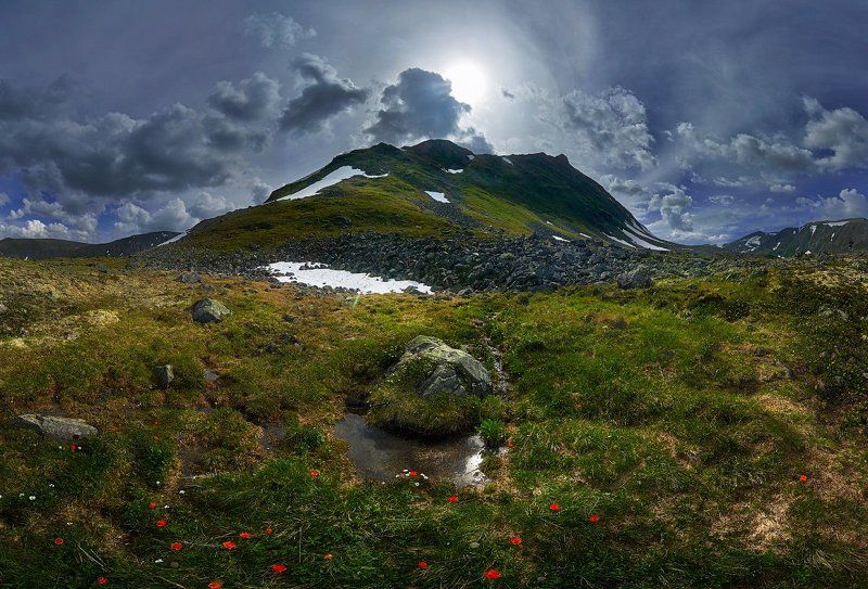 Долина вулканов, Республика Бурятия, Россия Перевал. фото превью
