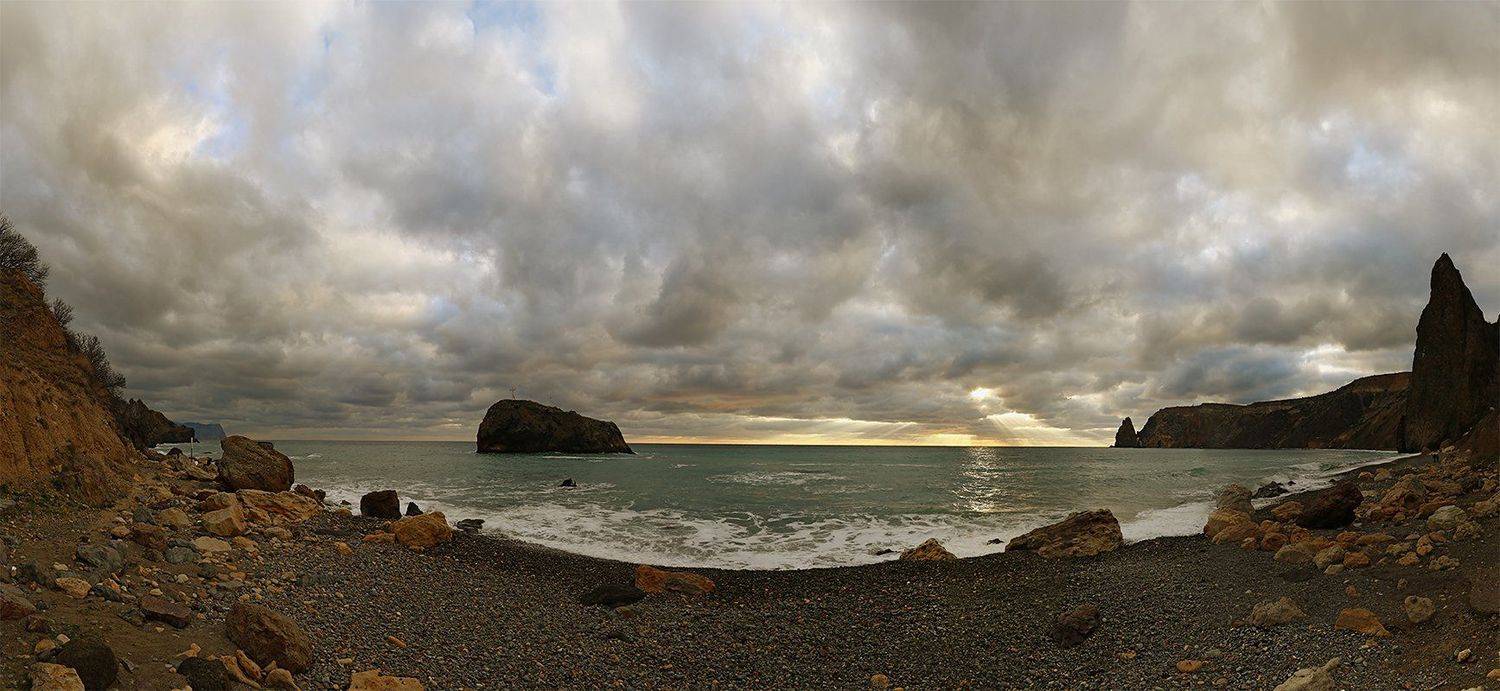 Крым. пейзаж. море. берег. небо., Сергей Шульга