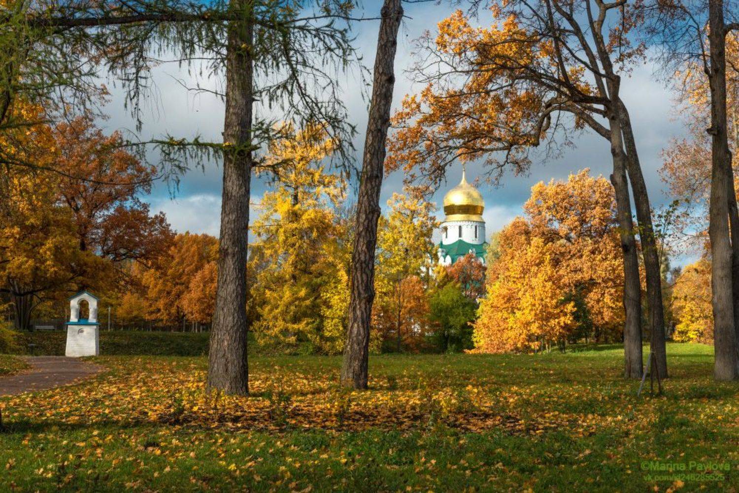 город, архитектура, город пушкин, царское село, фермский парк, собор феодоровской иконы божией матери, храм, золотаяосень, пригороды петербурга, nikon, Павлова Марина