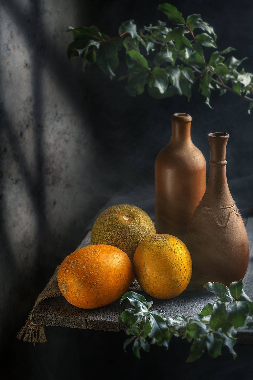 дыни, натюрморт, Ольга ЯR