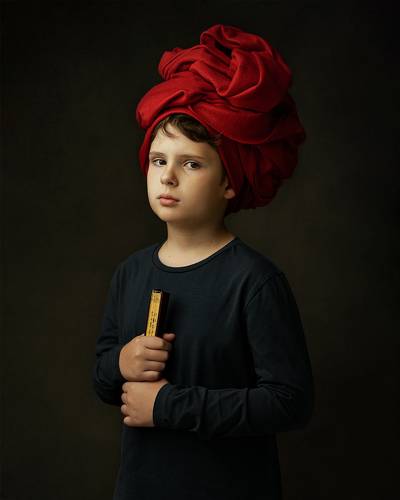 Портрет по мотивам Ян ван Эйка