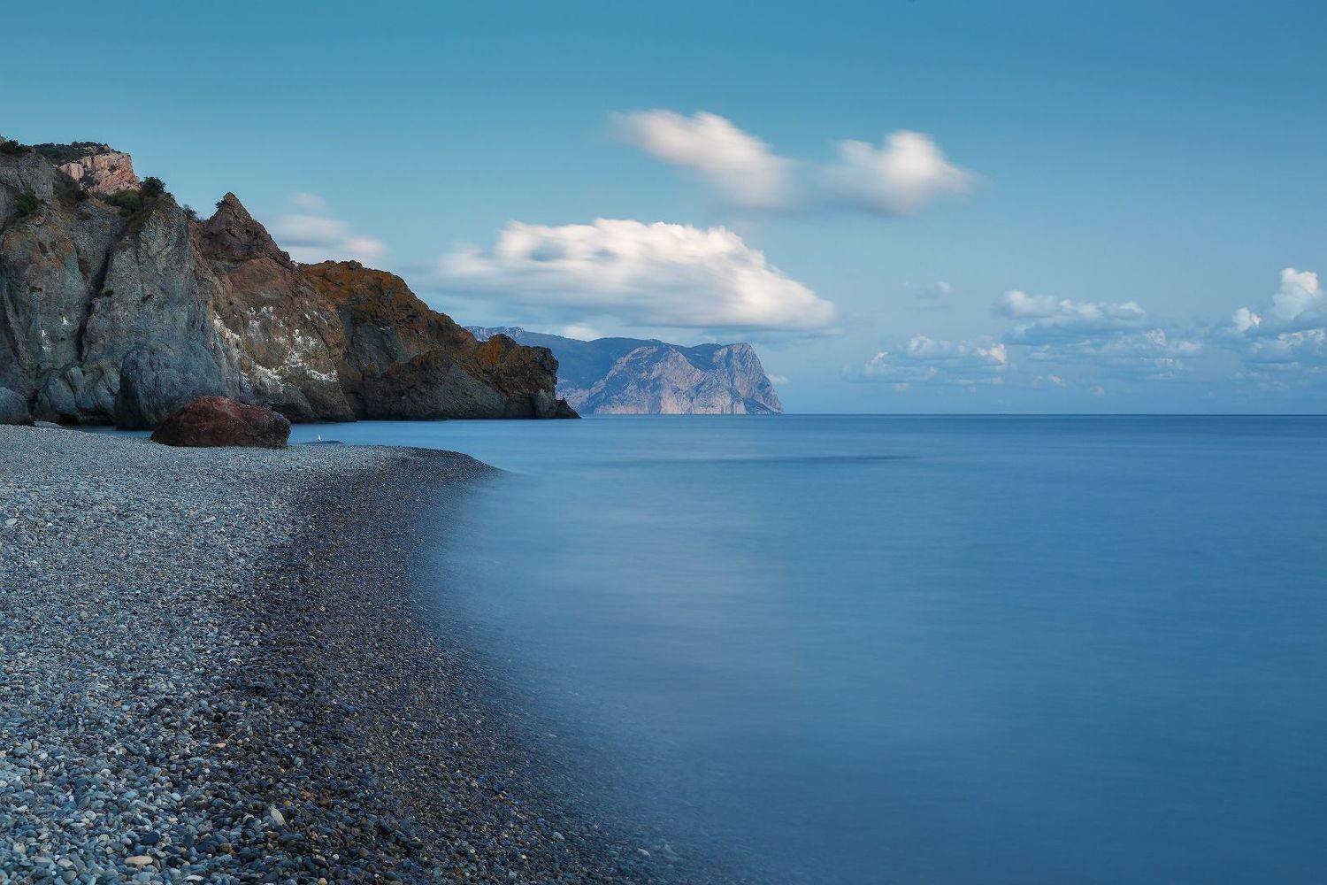 севастополь, море, пляж, осень, фиолент., Владимир Дубинин