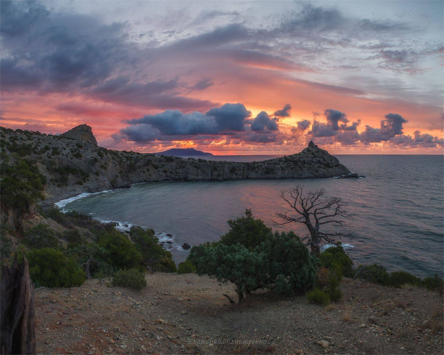 крым, новый свет, рассвет, пейзаж, горы, море, crimea, landscape, Дмитренко Екатерина