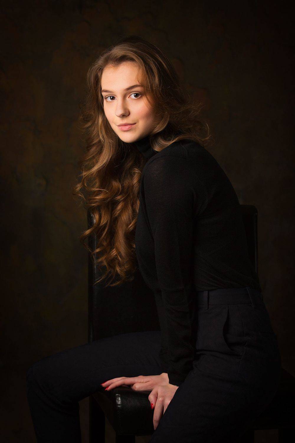 портрет, девушка, Алексей Назаров