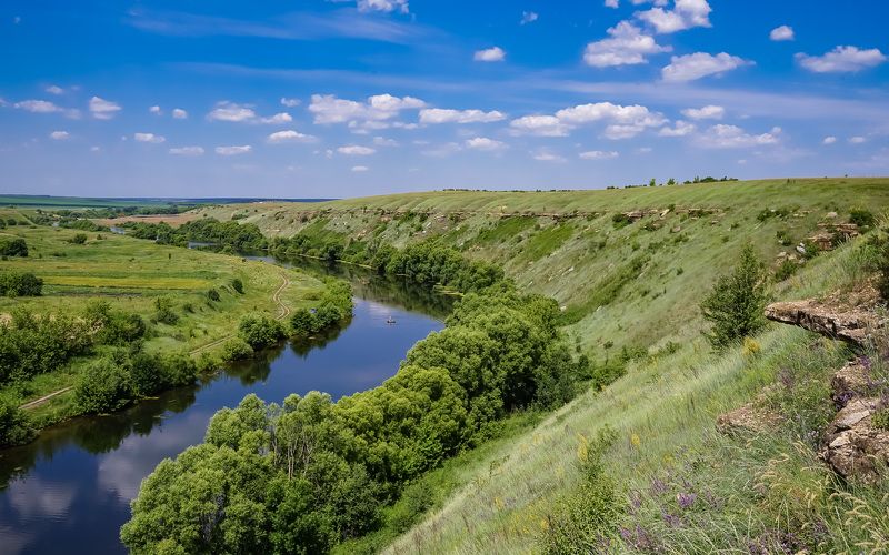 лето, река олым, Река Олым. фото превью