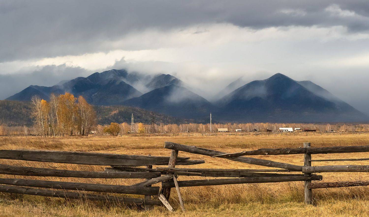 саяны, бурятия,осень, непогода, Марина Фомина