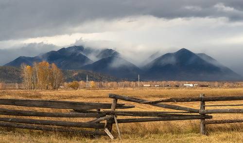 Дождь в Саянах