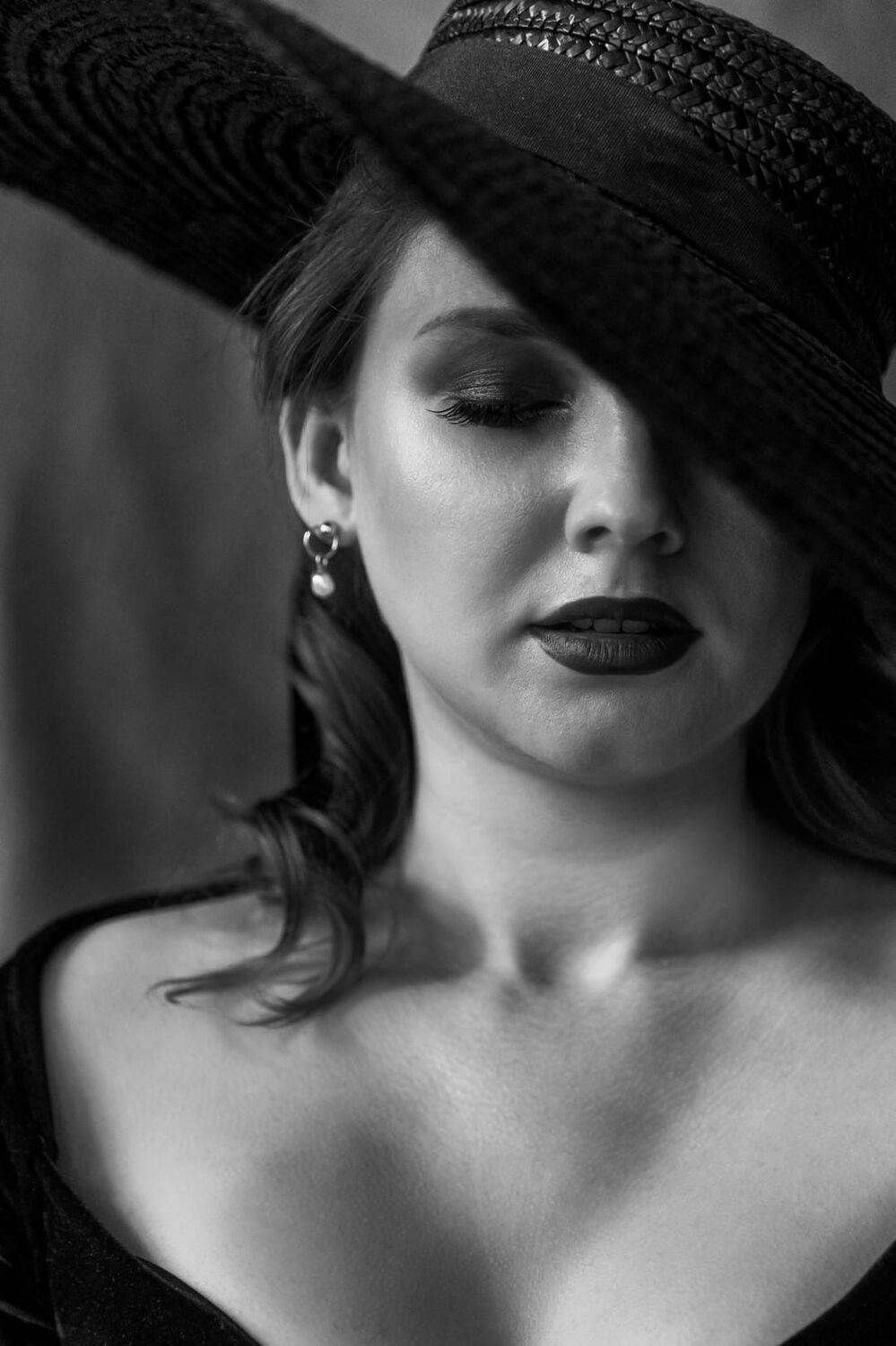 женский портрет, винтаж, студийная фотосессия, Элина Ларченкова