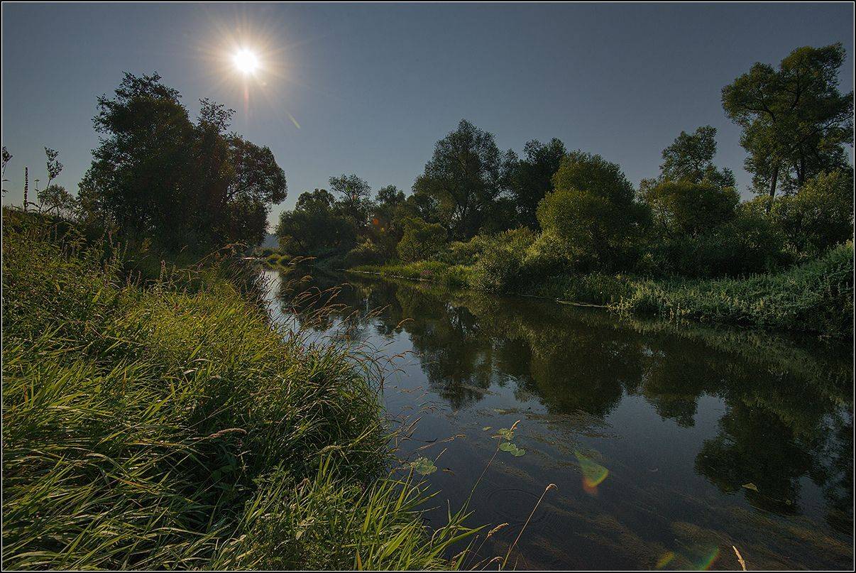 калужская обл. р. протва, утро, АНАТОЛИЙ ДОВЫДЕНКО