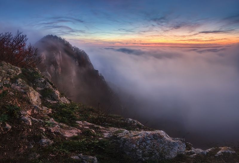 landscape, tree, sunrise, panorama Vrsatec фото превью