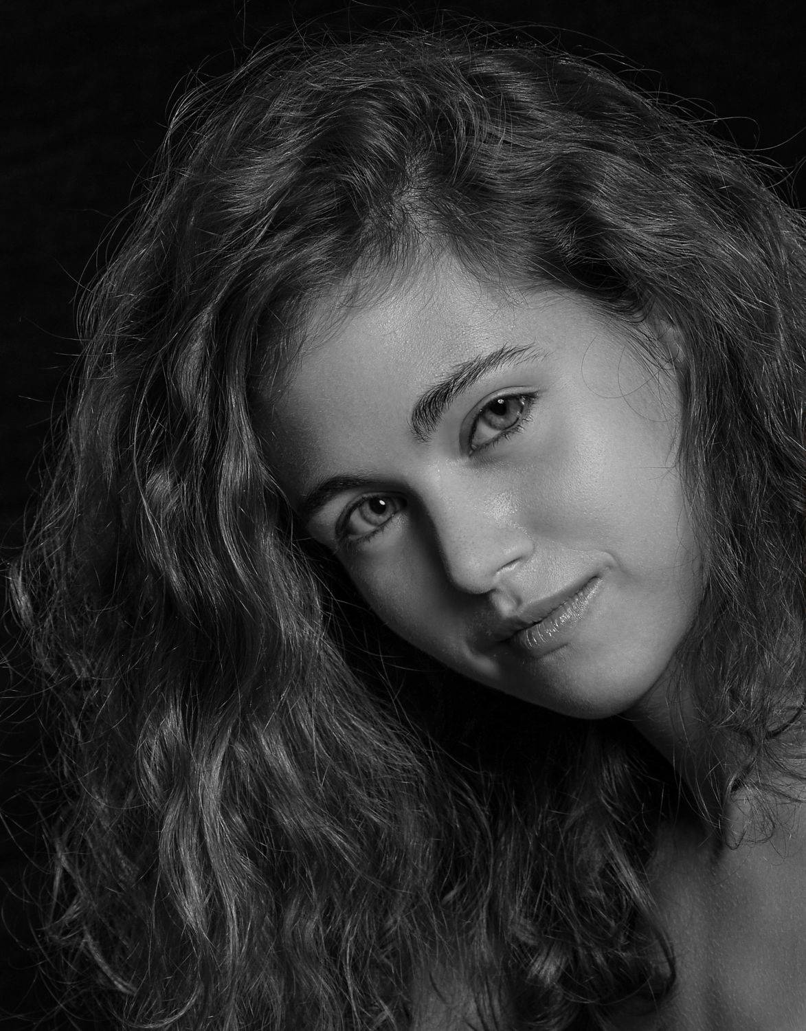 девушка., портрет., красота., глаза., улыбка, Урасов Олег