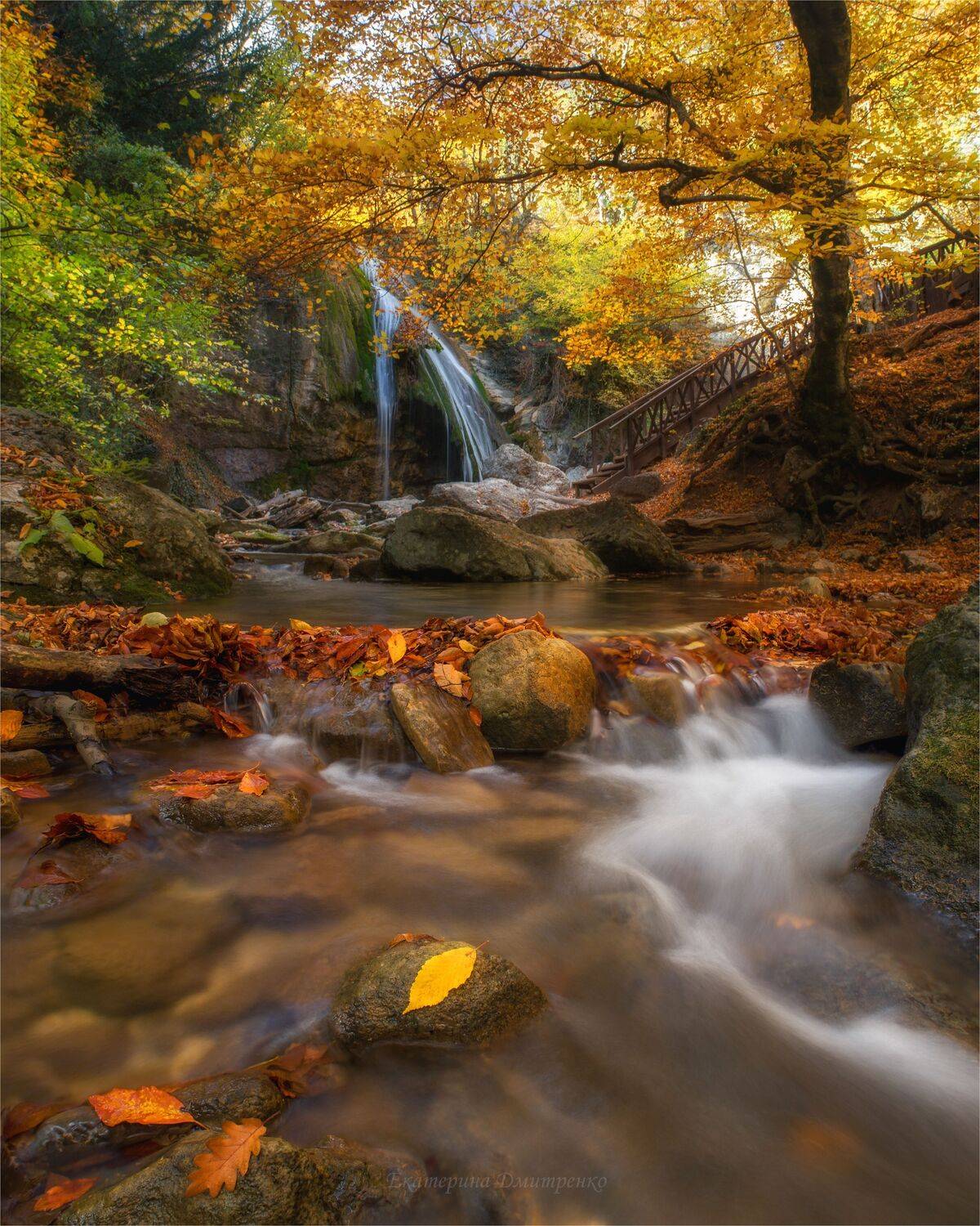 крым, джур-джур, хапхал, алушта, хапхальское ущелье, пейзаж, водопад, осень, crimea, landscape, autumn, Дмитренко Екатерина
